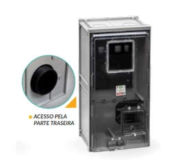 CMA2 - Caixa Medição Agrupada com Visor Vidro MOD.2